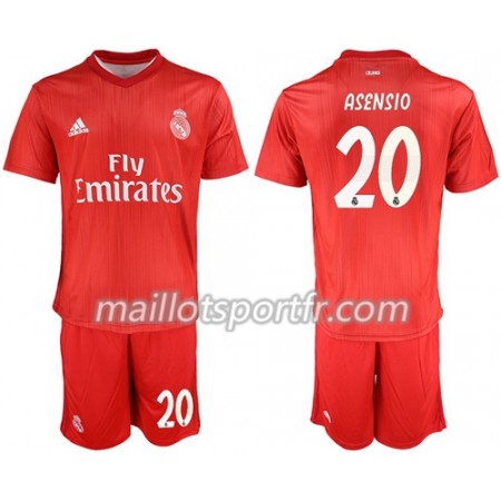Maillot de Foot Real Madrid Asensio 20 Enfant Troisieme 2018/19